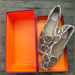 NEW in box Tory Burch Cecily Sequin Embellished Espadrilles. Size 8